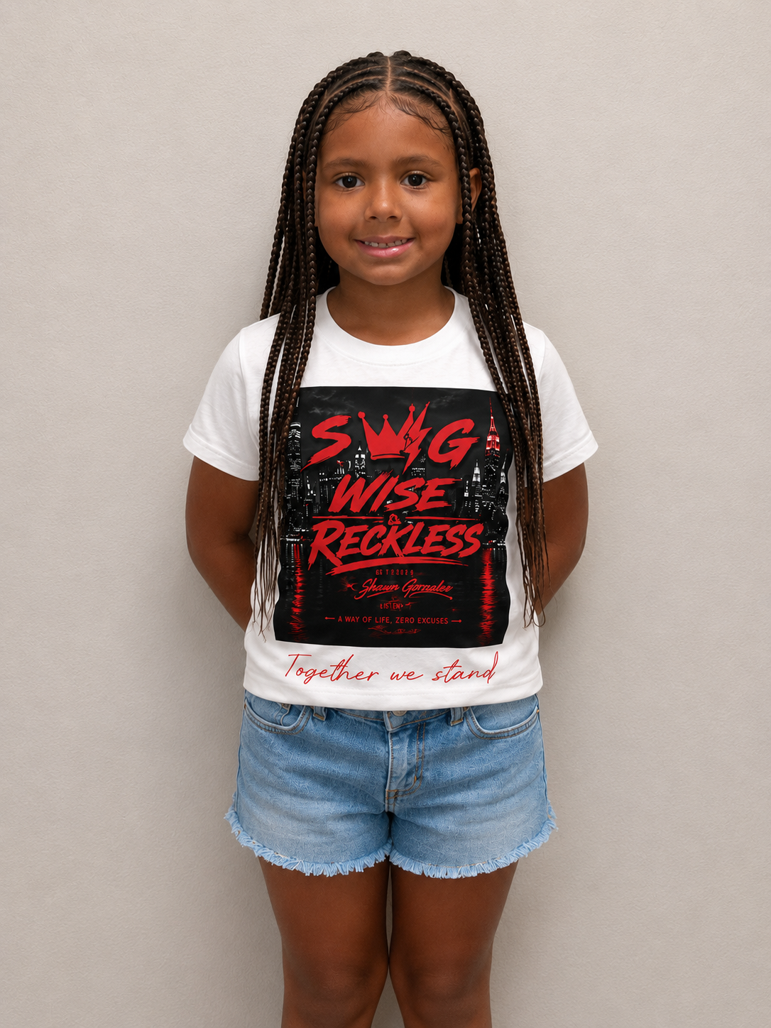 Kids Wise & Reckless 26 Statement T-shirt